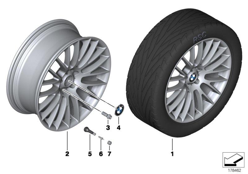 BMW LM-velg kruisspaak 312