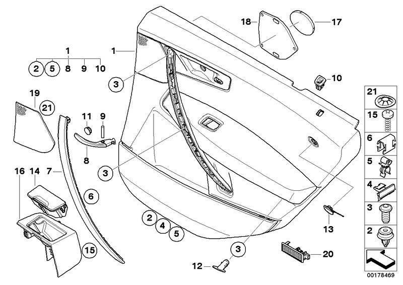 Portierbekleding achter / Zijdenairbag