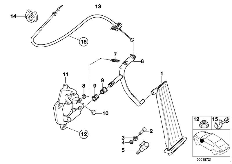 Gasbediening / bowdenkabel