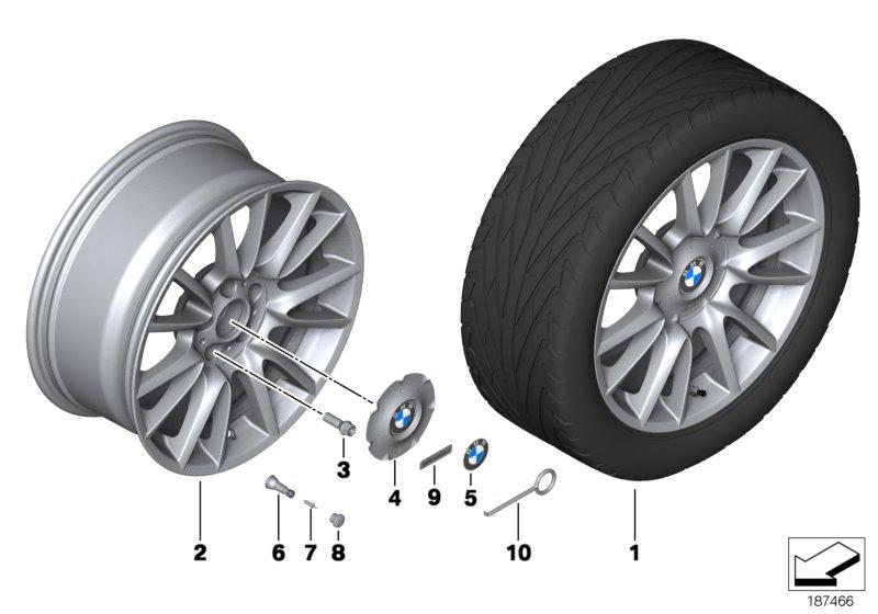 BMW LM-velg Individual V-spaak 228 -19''