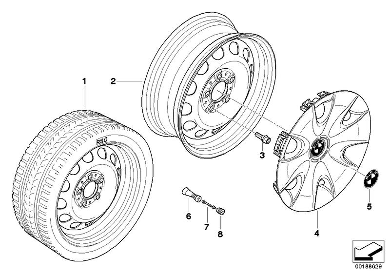 Velg stalen styl. 12