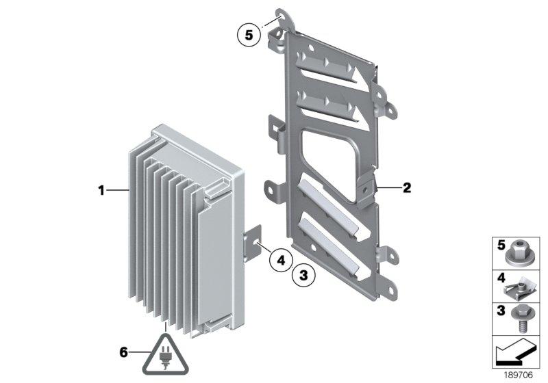 Versterker  /  Houder hifi-systeem