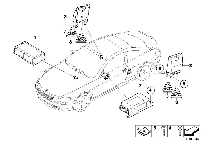 Elektro-onderdelen v airbag