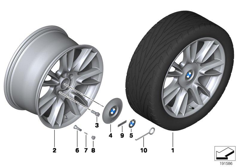 BMW LM-velg Individual V-spaak 301 -20''