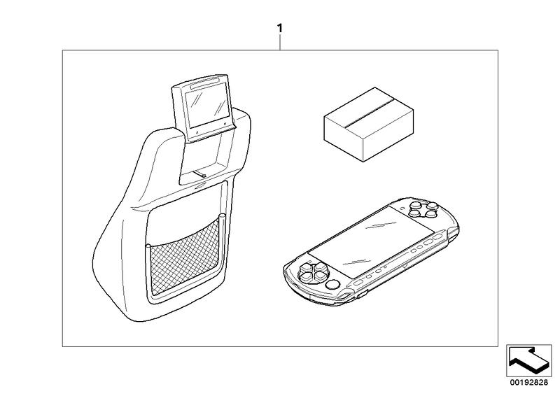 Entertainment achterin Sony PSP