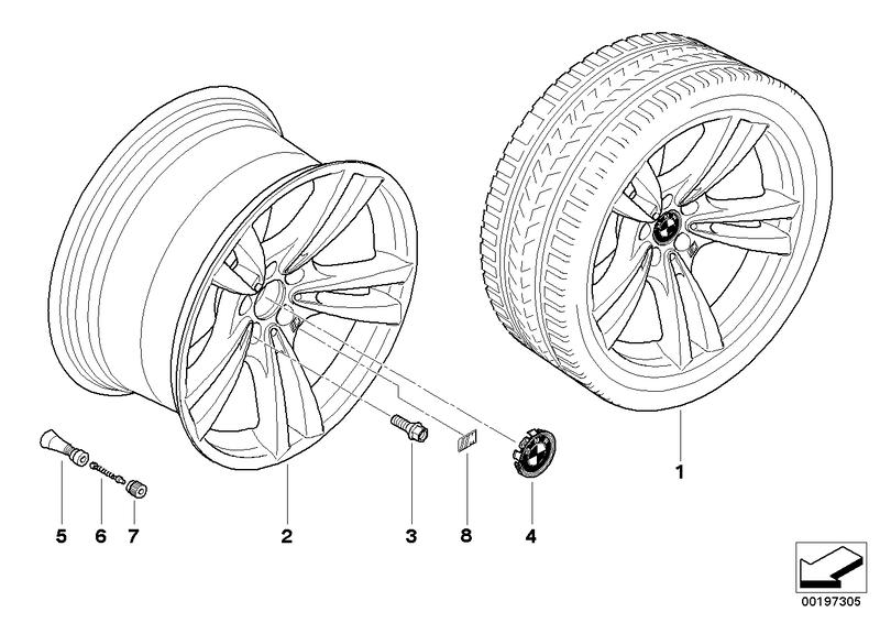 BMW LM velg M V-spaak 299