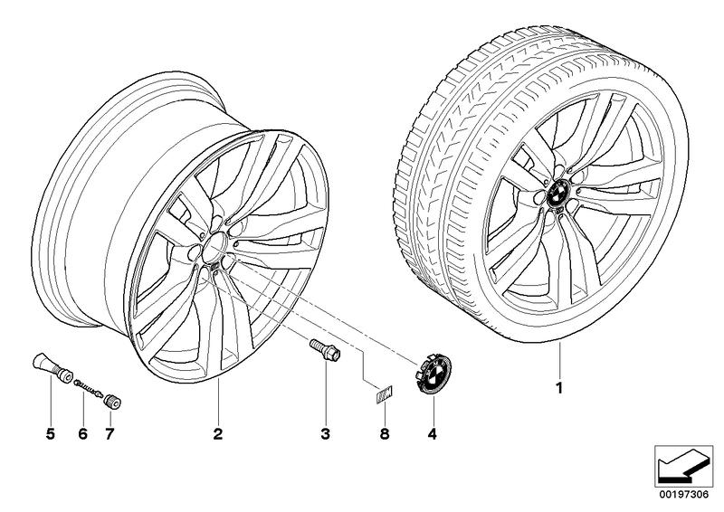 BMW LM velg M dubbelspaak 300