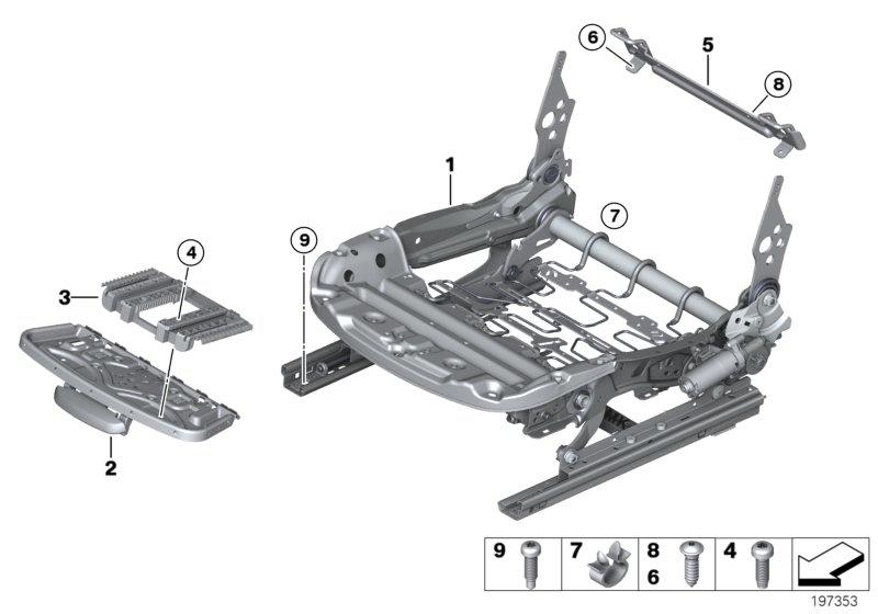 Stoel voor stoelframe