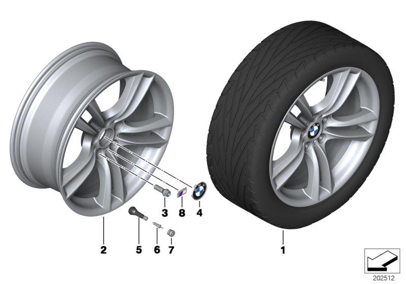 BMW LM-velg M dubele spaak 303 - 20''