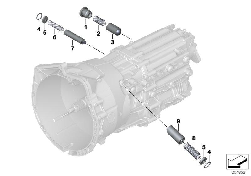 GS6-53BZ/DZ gangwissel onderdelen inner