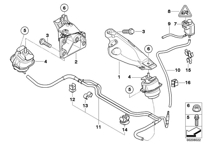 Motorophanging