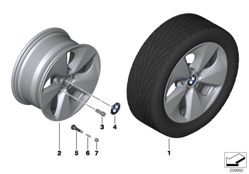 BMW LM-velg Streamline 363 - 17''