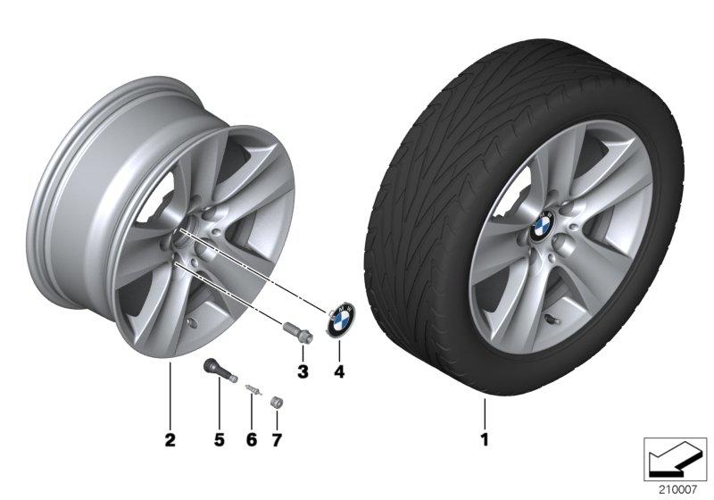 BMW LM velg sterspaak 327 - 17''