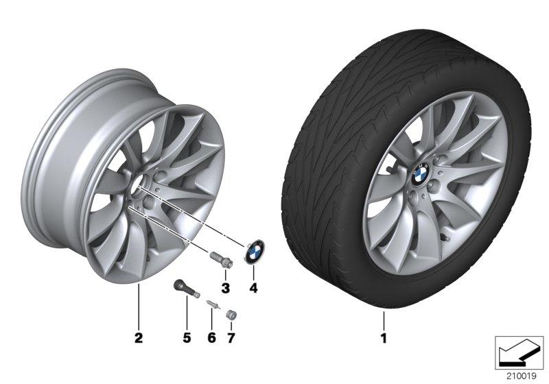 BMW LM-velg turbinestyling 329 - 18''