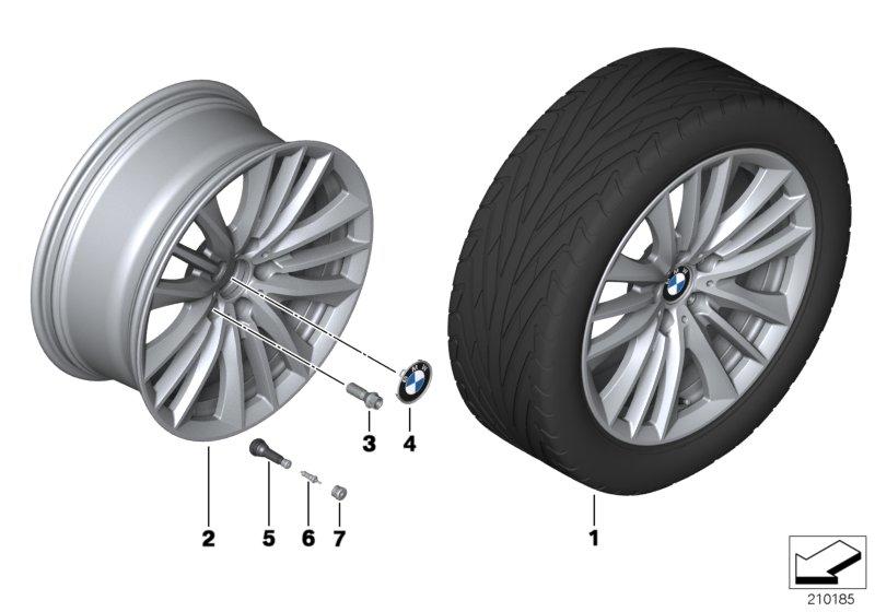 BMW LM-velg W-spaak 332 - 19''