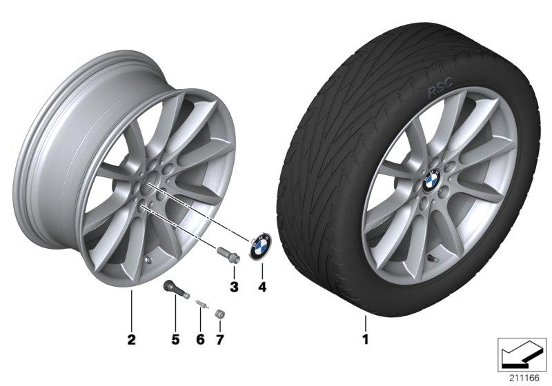 BMW LM velg V-spaak 281 - 19"