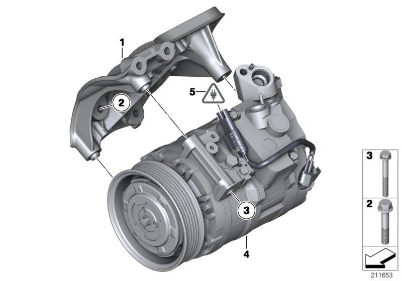 Airco-compressor / aanbouwdelen