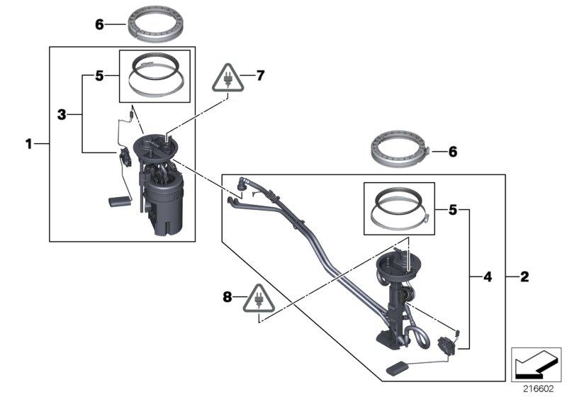 Brandstofpomp  /  Niveausensor