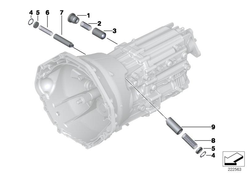 GS6-53BZ / DZ gangwissel onderdelen inner