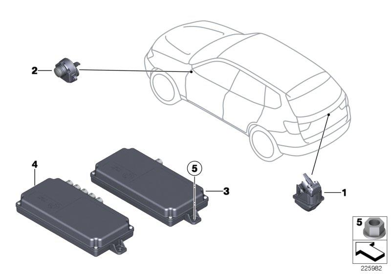 Rear-  /  Top-Rear-View camera