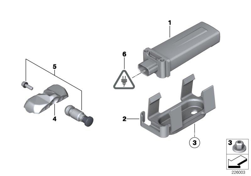 Bandspann.controlelamp(RDC)-stuurtoestel