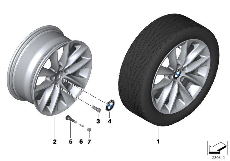 BMW LM velg V-spaak 307