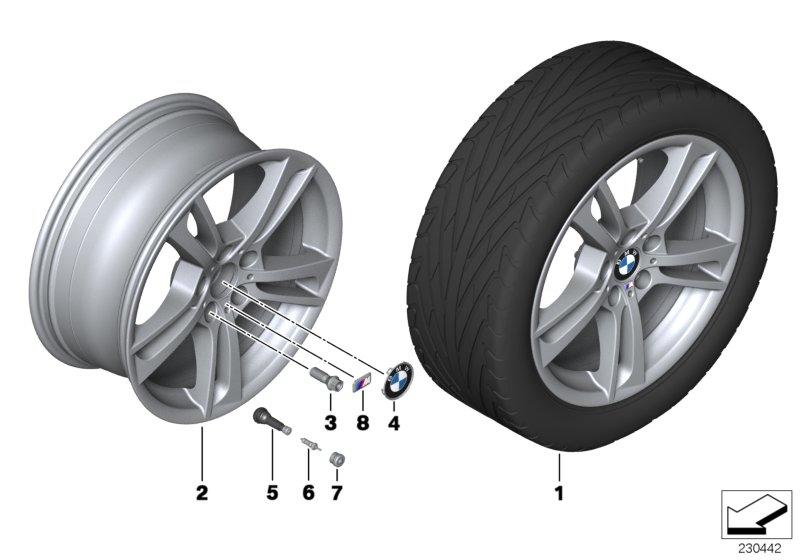 BMW LM velg M dubbelspaak 369