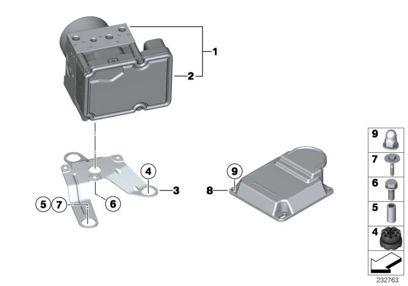 Hydroaggreg.DXC/bevestiging/sensor