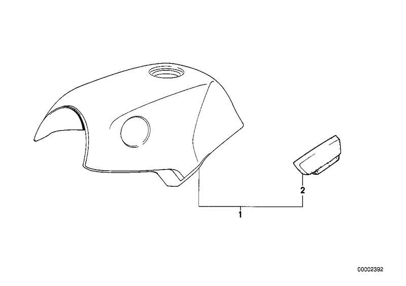 Benzinetank/kniekussentje