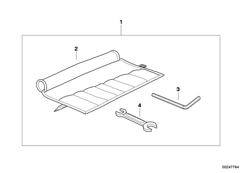 Boordgereedschap uitbreidingsset