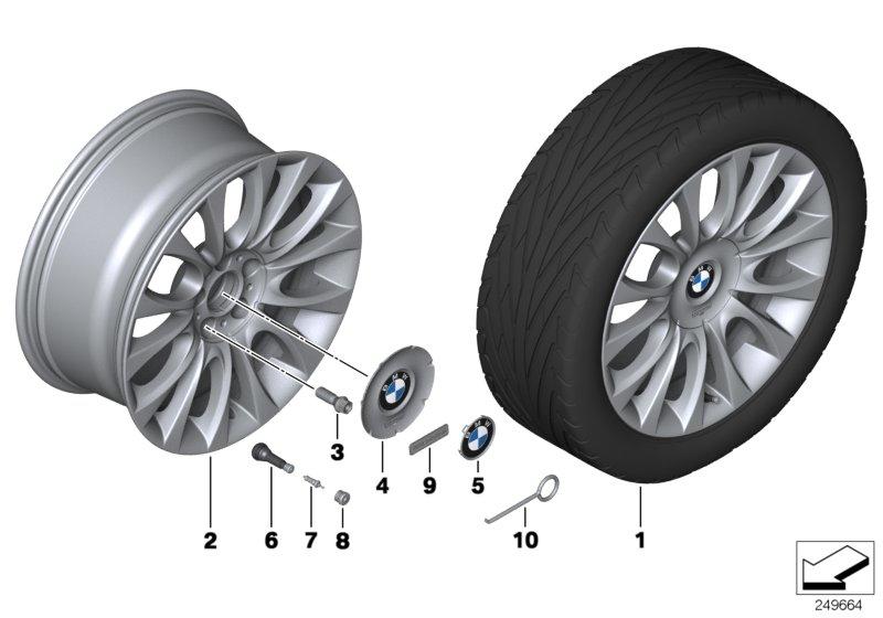 BMW LM-velg Individual V-sp. 349 -19''