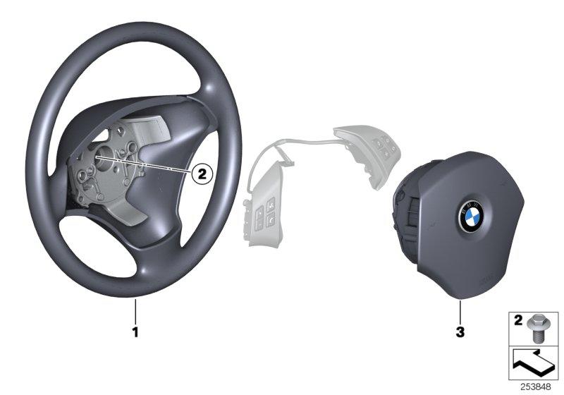 Stuurwiel leder multifunctioneel / airbag