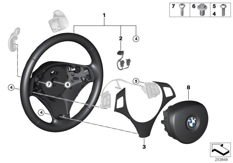 Sportstuurwiel airbag multif./ paddels