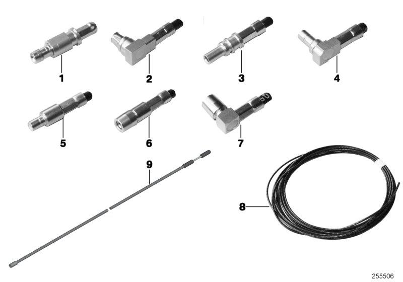 Reparatiedelen coaxkabel contacten