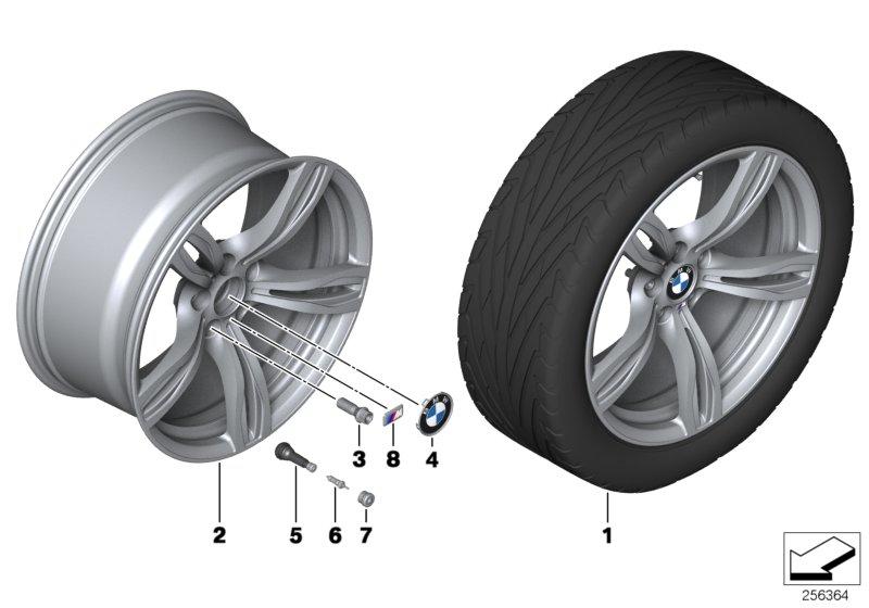 BMW LM-velg M dubele spaak 343 - 20''