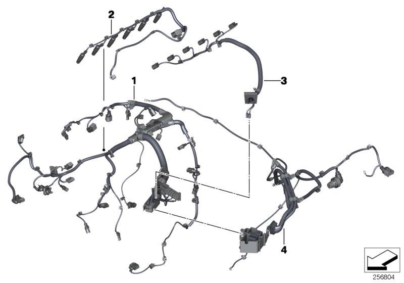 Kabelboom motor