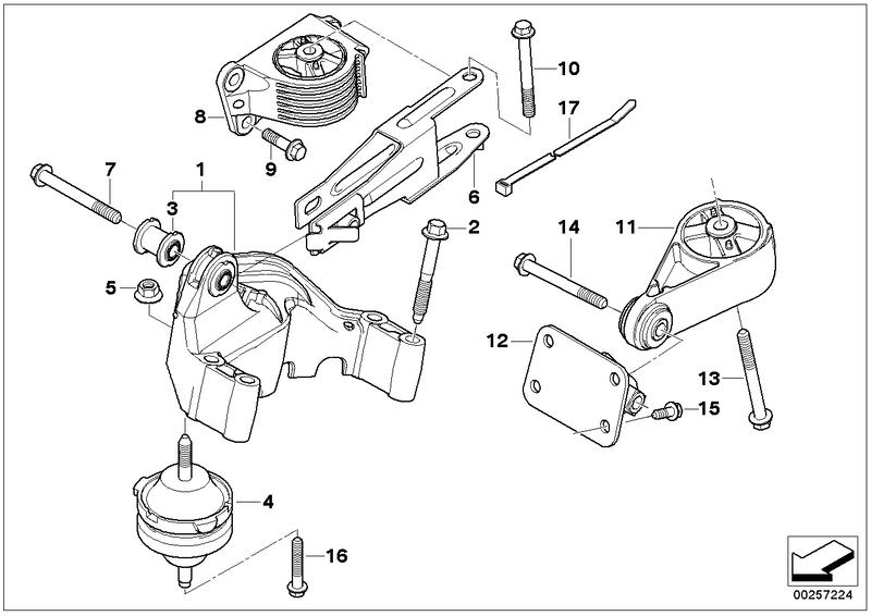 Motorophanging