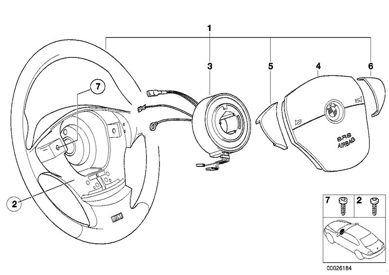 M sportstuur airbag leder