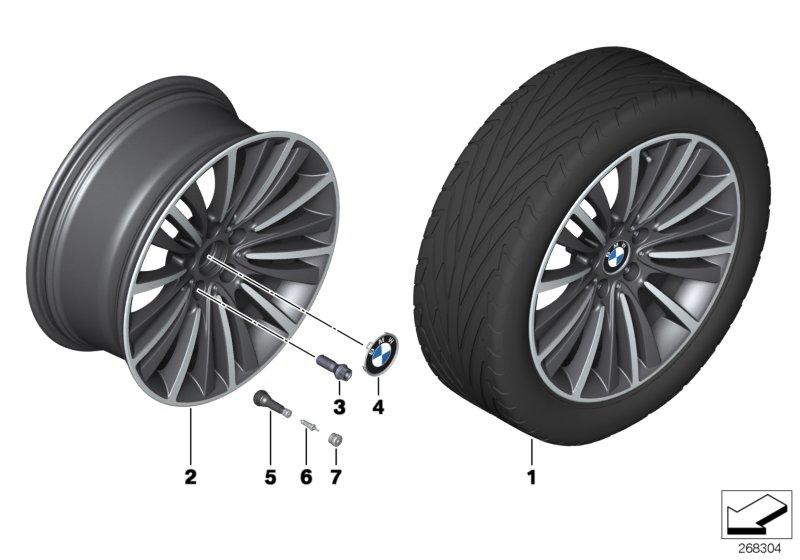 BMW LM-velg W-spaak 423 - 19''