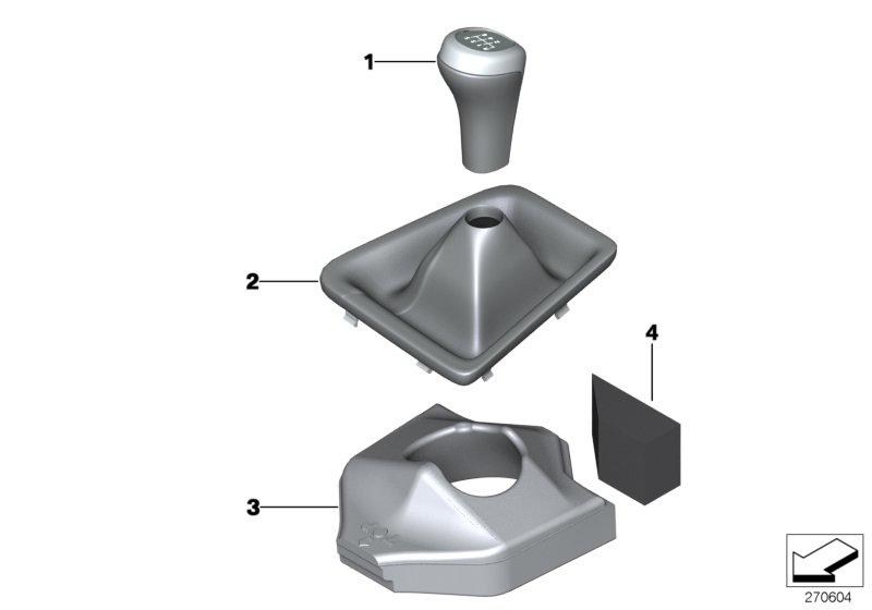 Schakelknop / schakelhefboom afdekkings