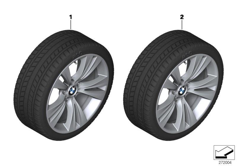 Compl. winterwiel dubbele spaak 309 -19"