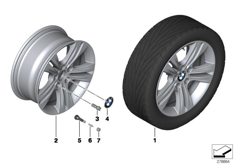 BMW LM velg dubbelspaak 392 - 17''