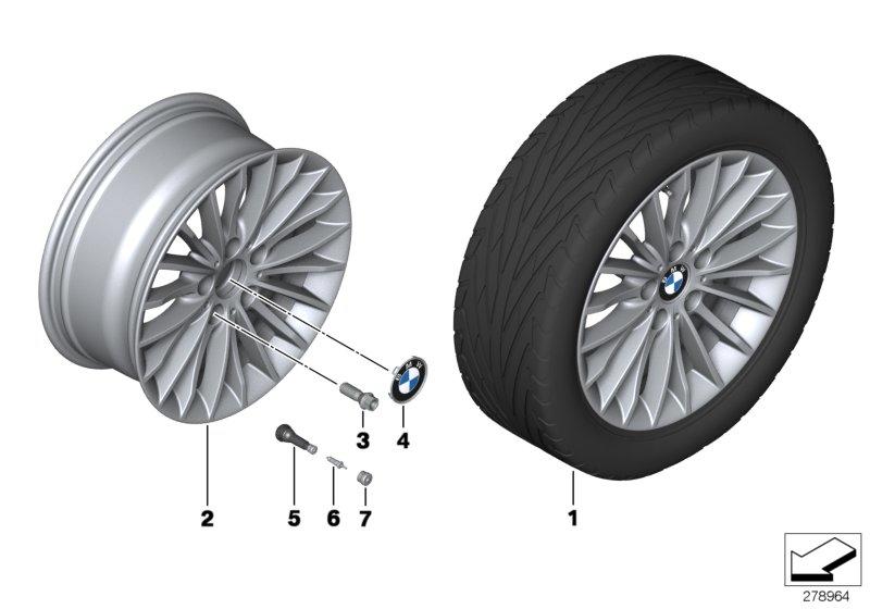 BMW LM-velg veelspaaks 414 - 17''