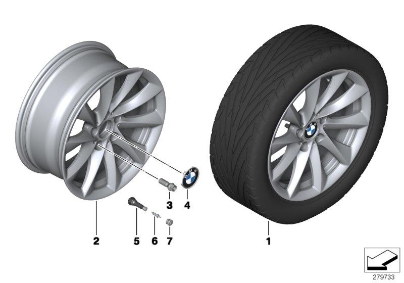 BMW LM-velg turbinestyling 415 - 18''