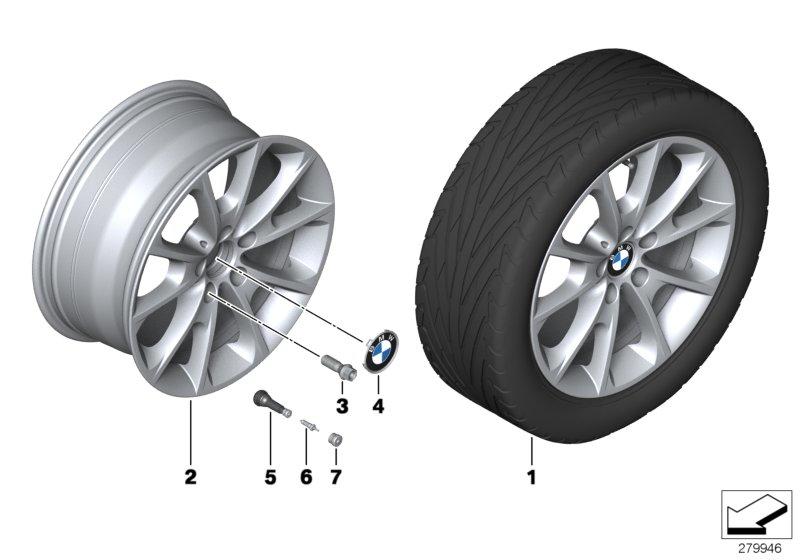 BMW LM velg V-spaak 398 - 18''