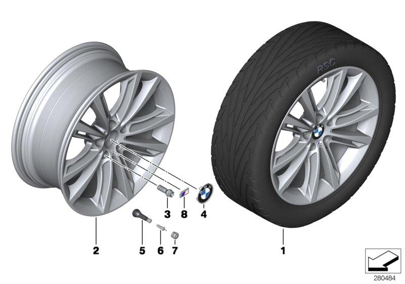 BMW LM-velg M V-spaak 464