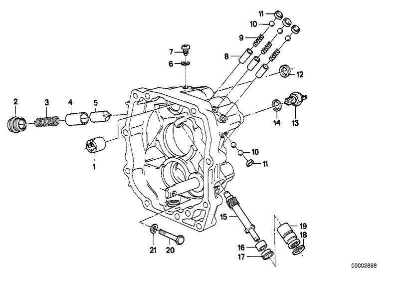 Getrag 242 gangwissel inner / tacho-aandri