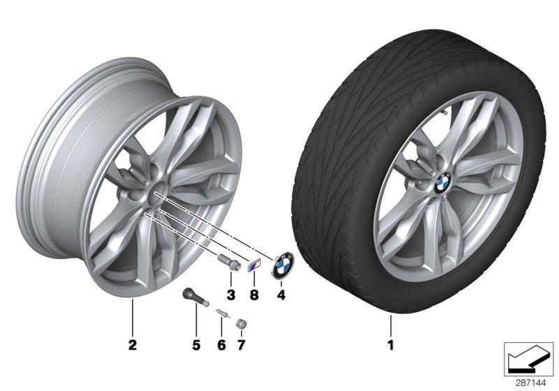 BMW LM-velg M dubele spaak 434 - 20''