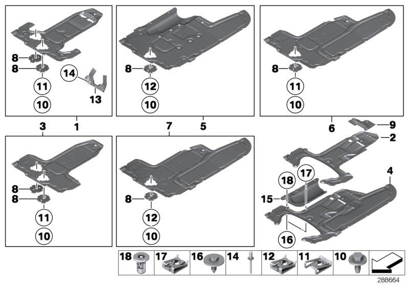 Bodembeplating vóór