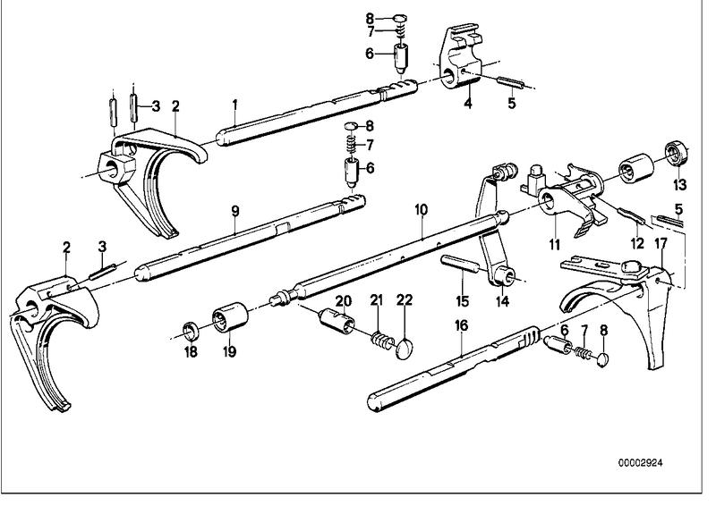 ZF s5-16 gangwissel onderdelen inner